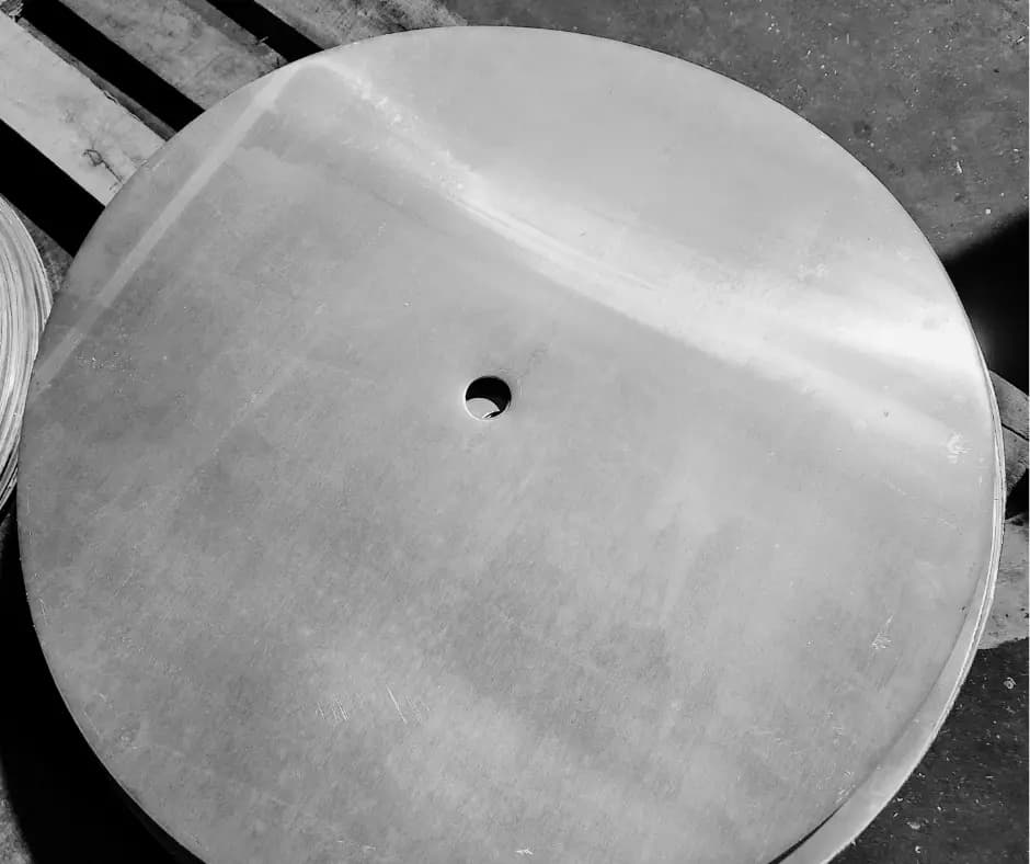 Disco de Aluminio Agujereado Central